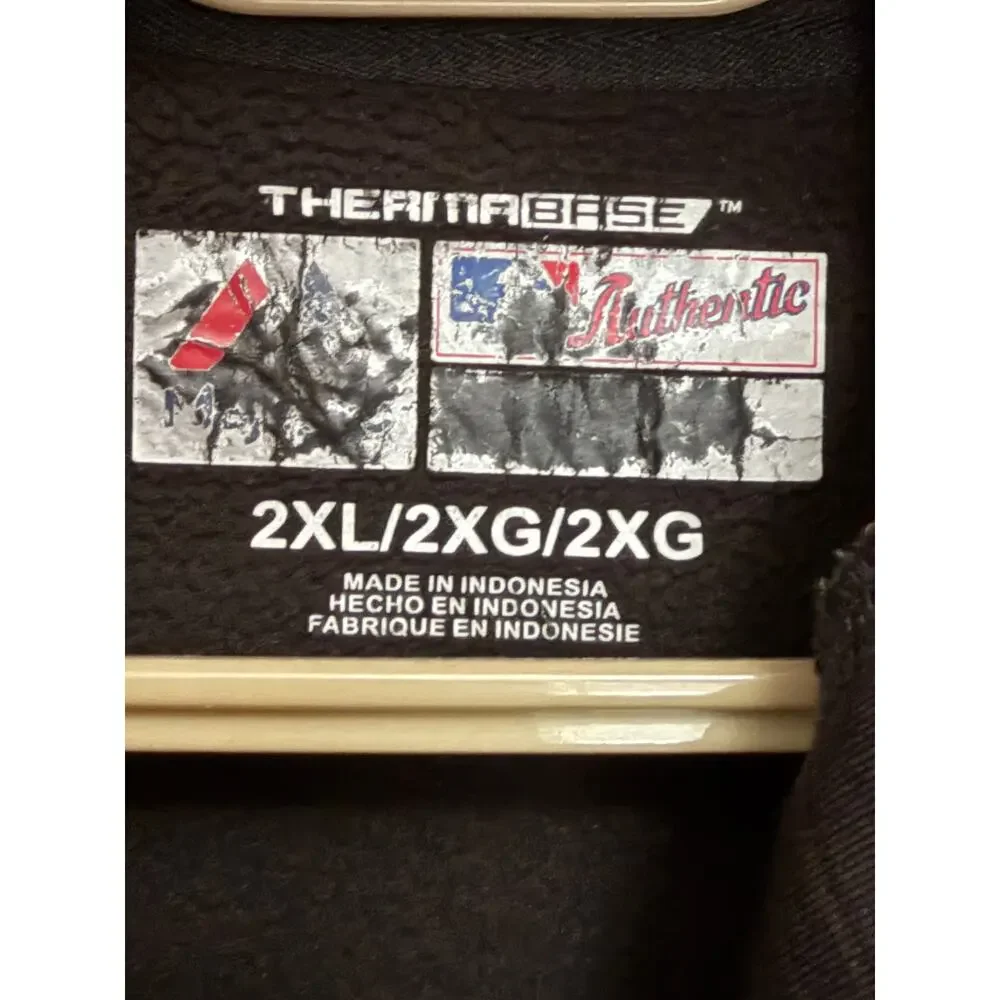 MLB San Francisco Giants Majestic Therma Base Hoodie Pullover Sweatshirt- 2XL - Picture 4 of 5